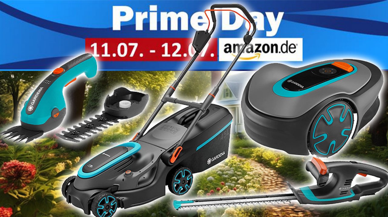 [11/07/2023] Jetzt aber schnell: Gardena Rasenmäher und Werkzeuge am Prime Day um fast 200 Euro günstiger!