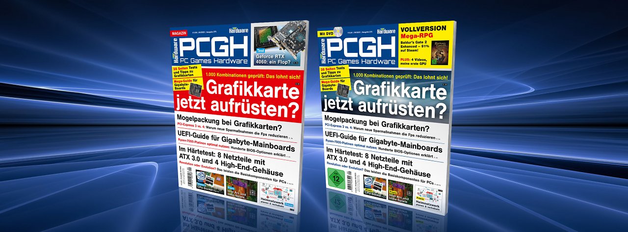 [1] Wann und wie stark bremst PCI-E-3.0 neue Grafikkarten wirklich aus, was gibt es zu beachten? Zu welcher GPU sollte man überhaupt aufrüsten? Wie gut schlagen sich ATX 3.0 Netzteile im Vergleichstest? Taugt Intel Arc für Indie-Titel? Das und vieles mehr dröseln wir im PCGH-Heft der Ausgabe 275 für Sie genauer auf!