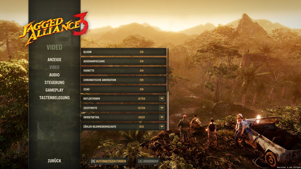 [12/07/2023] Jagged Alliance 3 Grafikoptionen 5