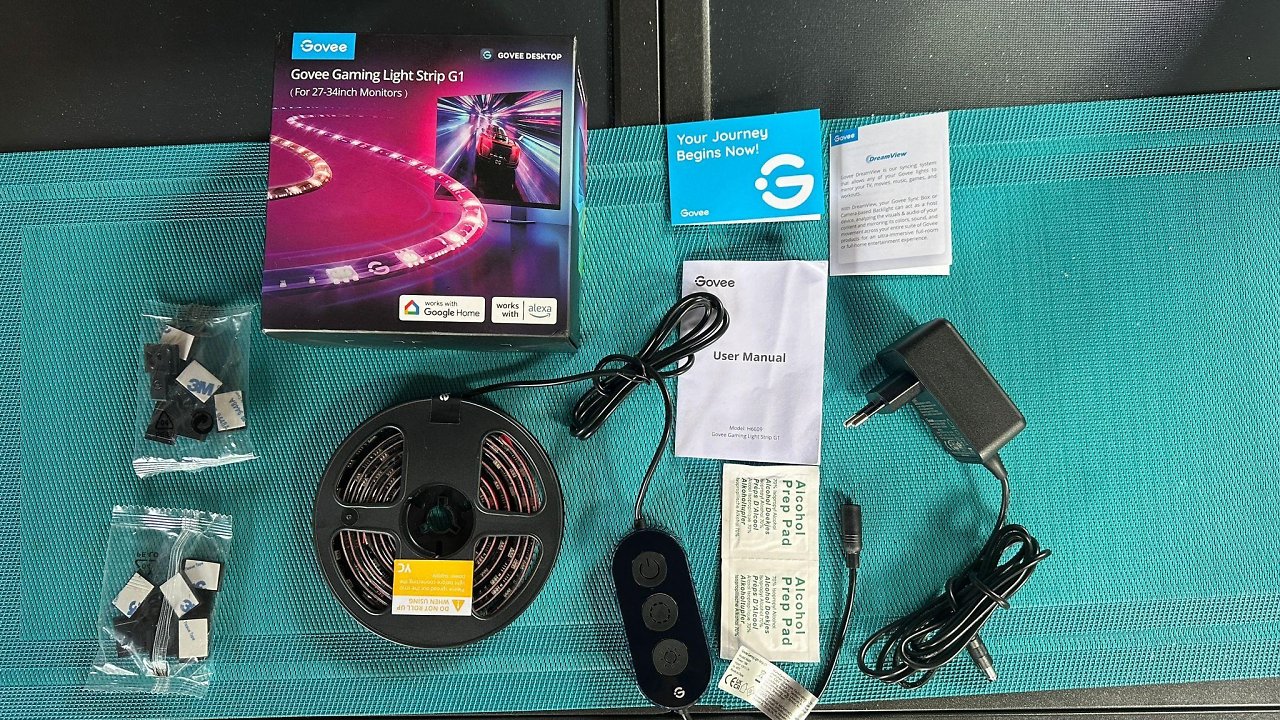 [10/07/2023] Lieferumfang vom Govee Gaming Light Strip G1