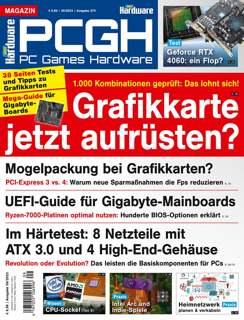 [25/07/2023] Magazin-Cover der PCGH-Ausgabe 09/23.
