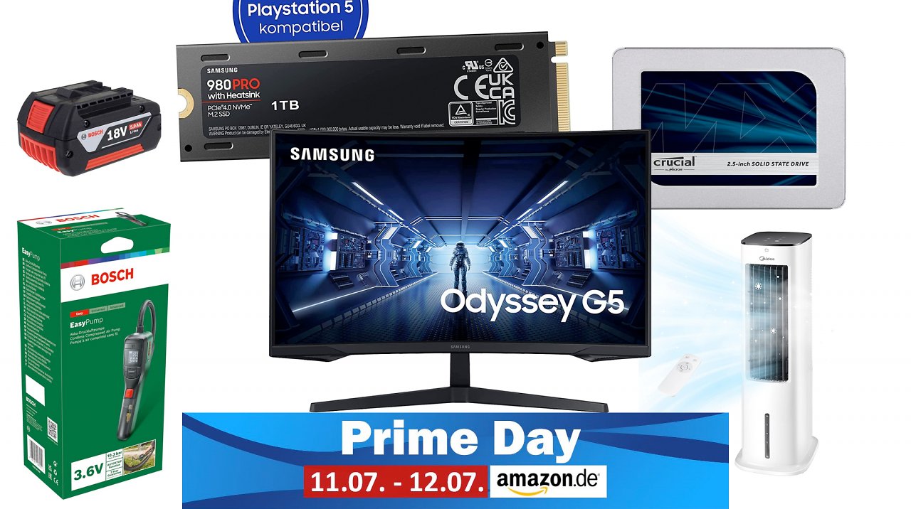 [07/07/2023] Prime Day 2023: Amazon bekämpft die Inflation - die besten Spar-Angebote mit SSD, Gaming-Monitor uvm.
