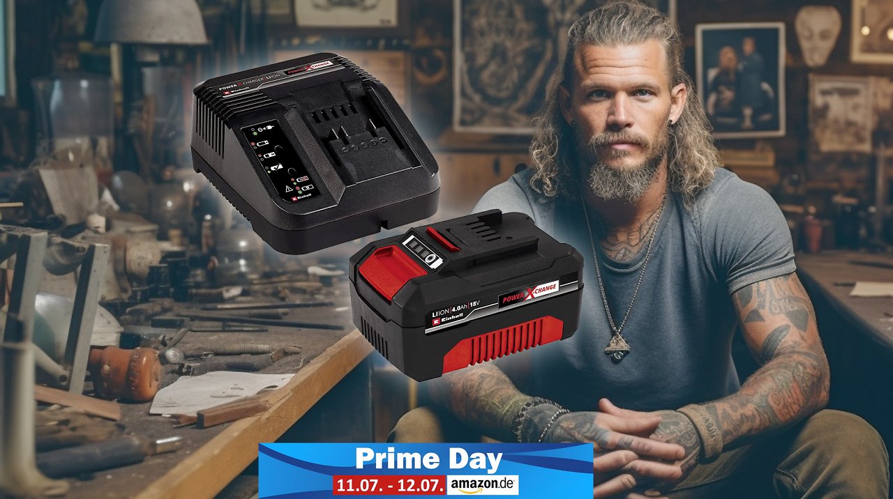 [10/07/2023] Geht das überhaupt günstiger am Prime Day? Einhell Akku 18V + Ladegerät bei Amazon mit 72 % Rabatt