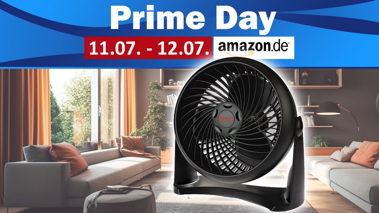 [1] Waffe gegen Sommerhitze für 21,99 Euro: Honeywell Ventilator im Angebot 