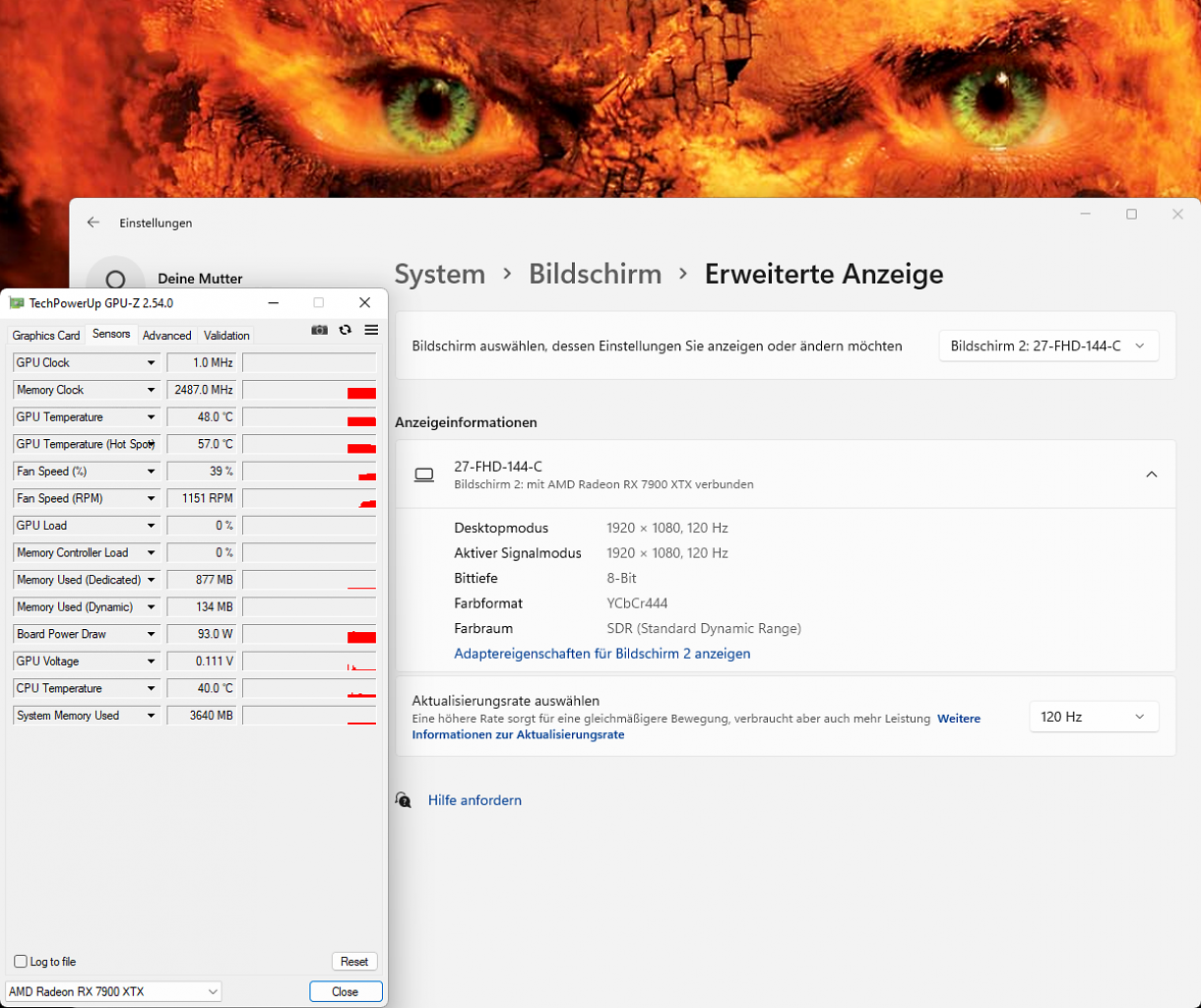 [11/07/2023] Powercolor Radeon RX 7900 XTX Hellhound - AMD Software 23.7.1 4K144 2K120 1