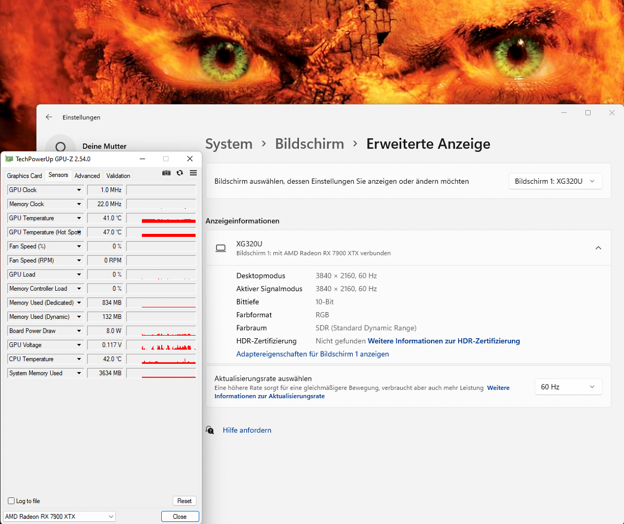 [11/07/2023] Powercolor Radeon RX 7900 XTX Hellhound - AMD Software 23.7.1 4K60 1