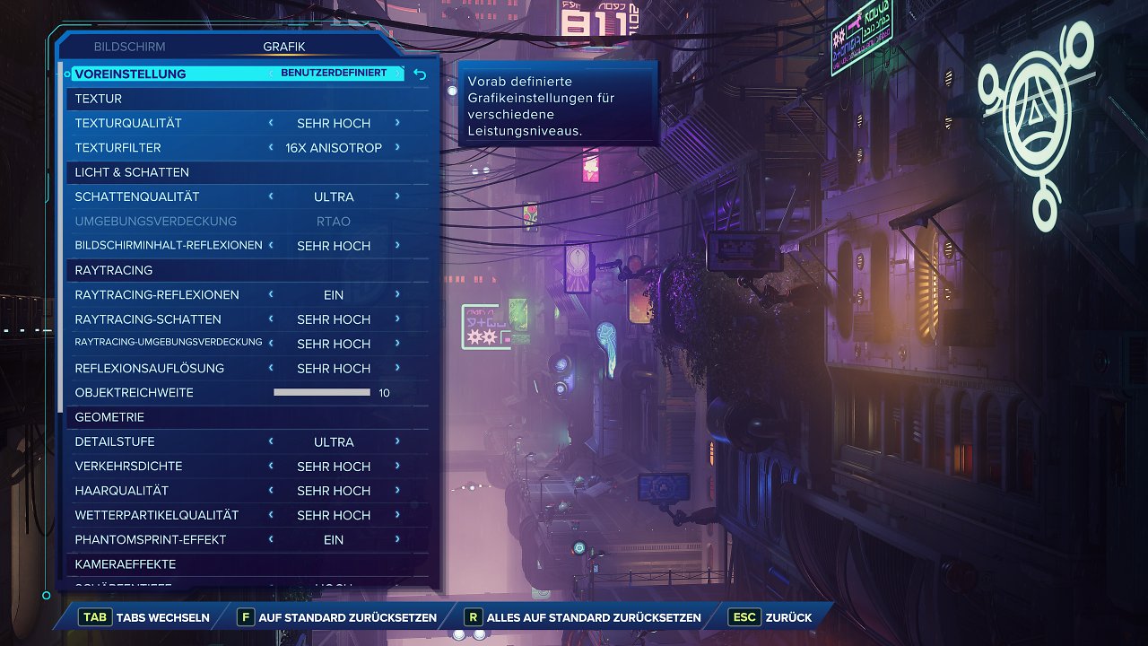 Ratchet und Clank Rift Apart PC: Grafikoptionen #2