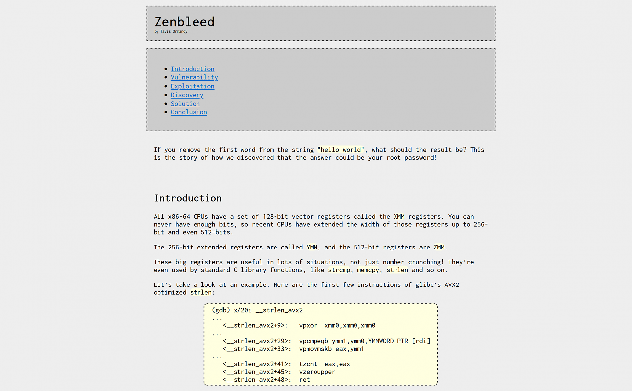 [25/07/2023] Security