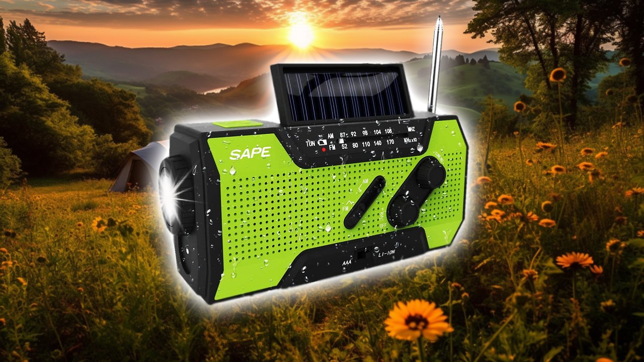 [03/07/2023] Klare Signale im Sparmodus: Bestseller-Solarradio mit Powerbank-Funktion zum halben Preis!