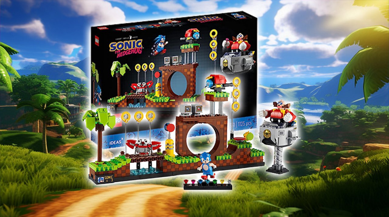 [06/07/2023] Rasanter Bauspaß im Angebot: Sonic LEGO Set erweckt die Green Hill Zone zum Leben
