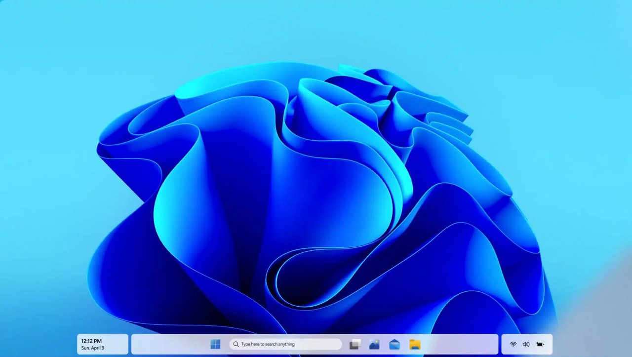 [04/07/2023] Windows 12 - Konzept mit schwebender Taskleiste (