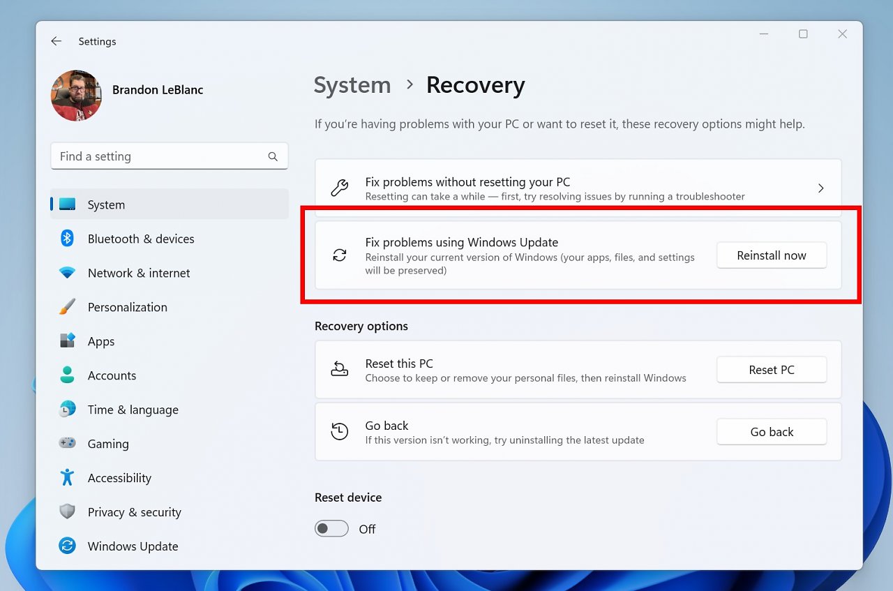 [17/07/2023] Windows Update Repair-Version im Test unter Windows 11 Version 23H2