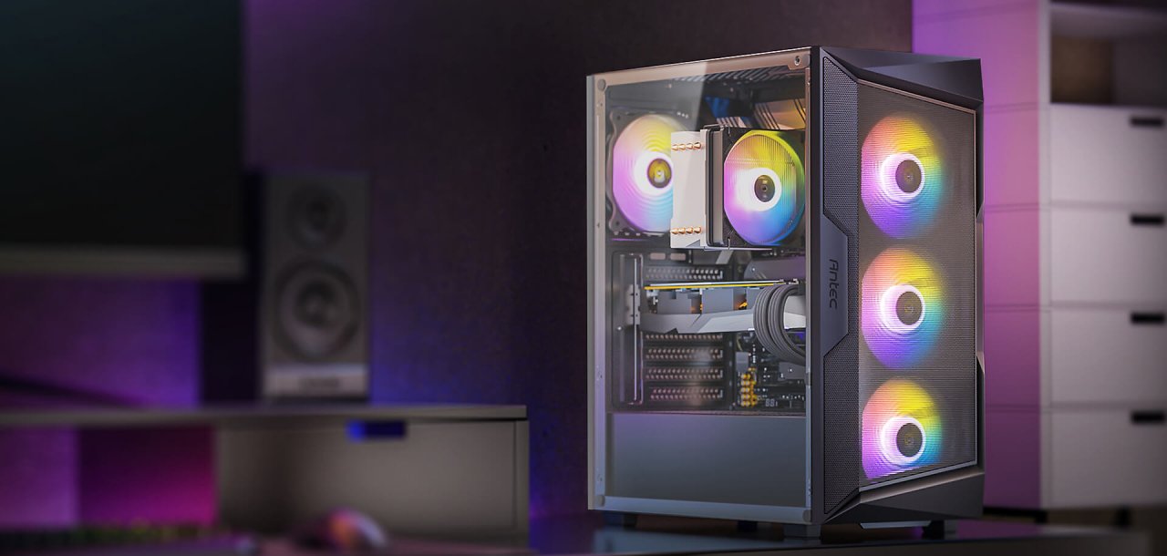 [04/07/2023] Antec AX61 Elite: Mid-Tower mit Mesh-Panel und ARGB-Lüftern angekündigt