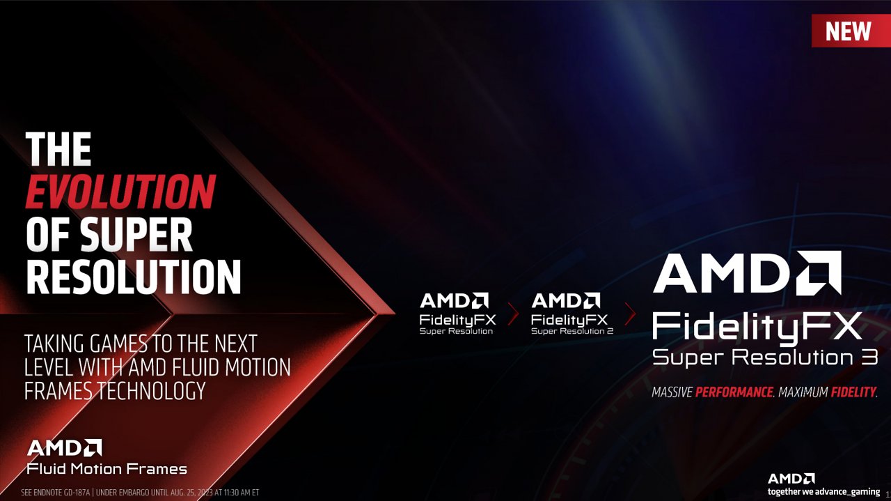 [25/08/2023] AMD FSR 3
