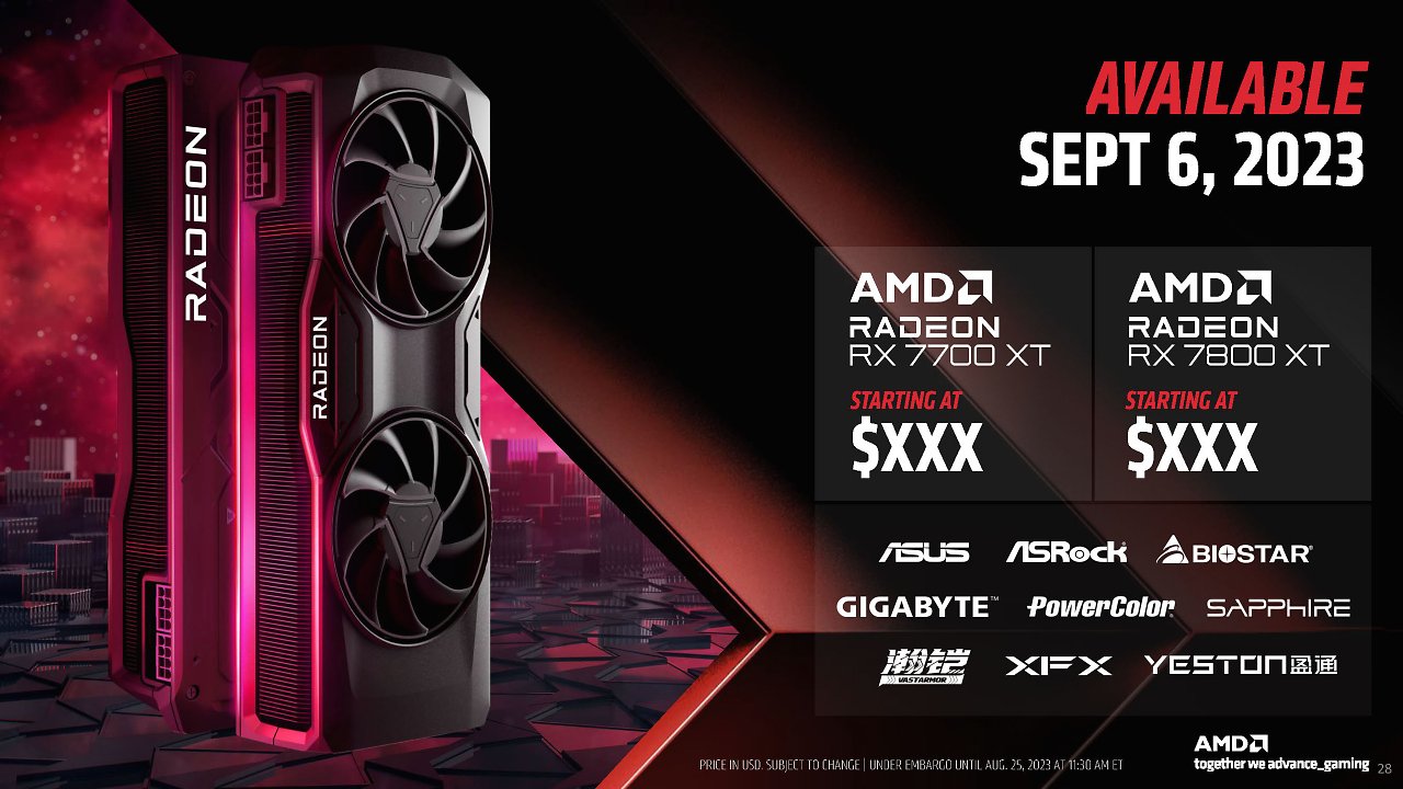 [25/08/2023] AMD Radeon RX 7800 XT and RX 7700 XT Press Deck (16)
