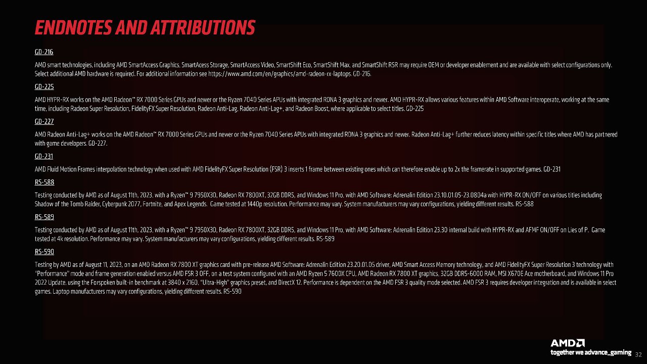 [25/08/2023] AMD Radeon RX 7800 XT and RX 7700 XT Press Deck - Fußnoten (3)