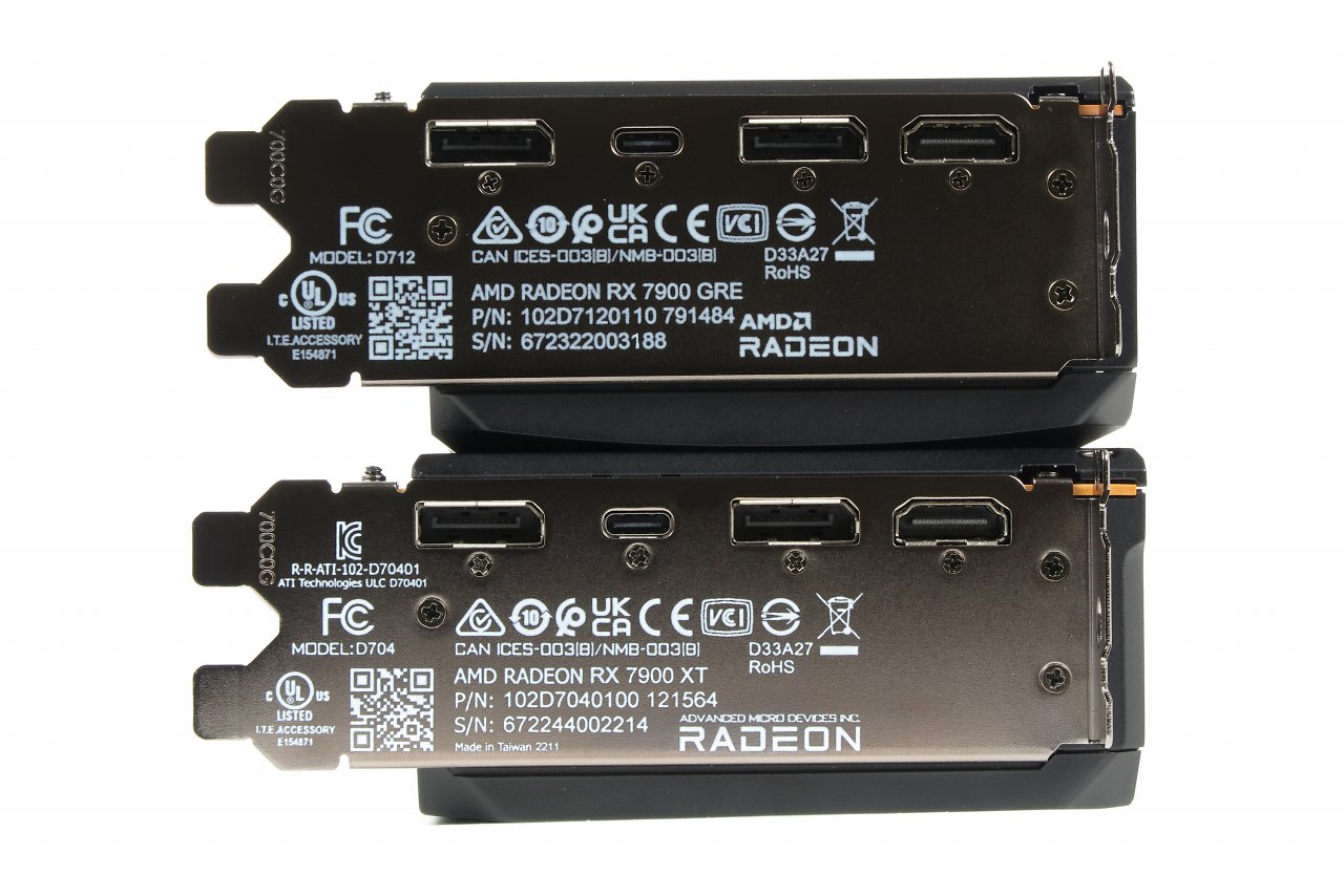 [15/08/2023] Radeon RX 7900 XT vs. RX 7900 GRE - Display-Ausgänge