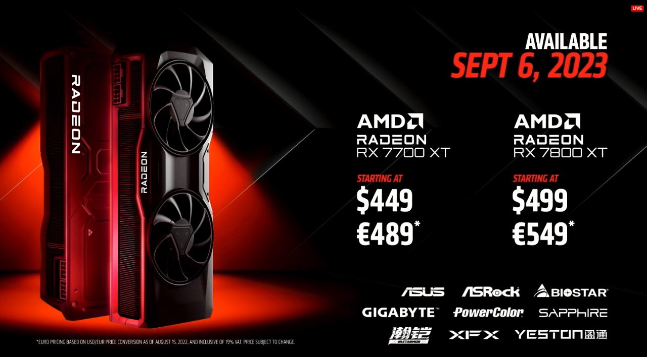 [25/08/2023] Radeon RX 7700 XT: Performance im 3DMark Time Spy geleakt, schneller als RX 6800