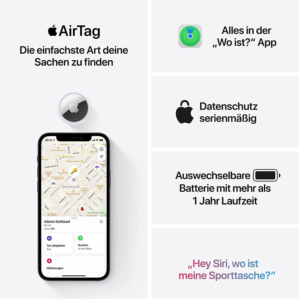 [29/08/2023] Amazon-Kunden vergessen nichts mehr - Apple AirTags mit 19 Prozent Rabatt (2)