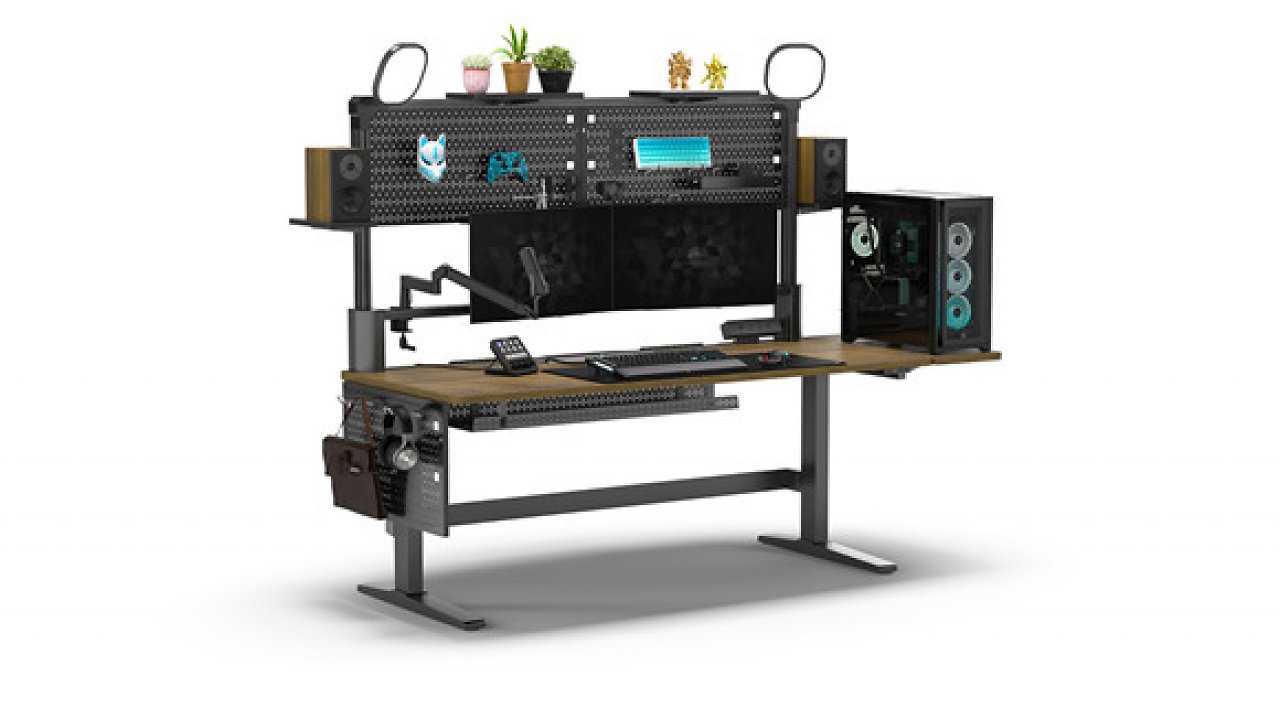 [23/08/2023] Corsair: Platform:6 ist ein modularer Schreibtisch mit optionaler Höhenverstellung (1)