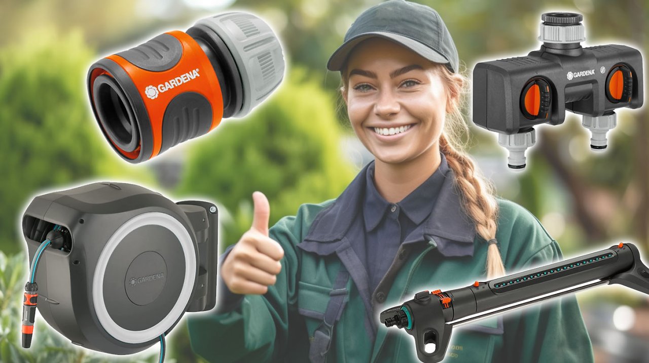 [03/08/2023] Bis zu 65 % Rabatt auf Gardena: Schlauchbox, Schlauchkupplung, Wasserteiler etc. für Bewässerung reduziert