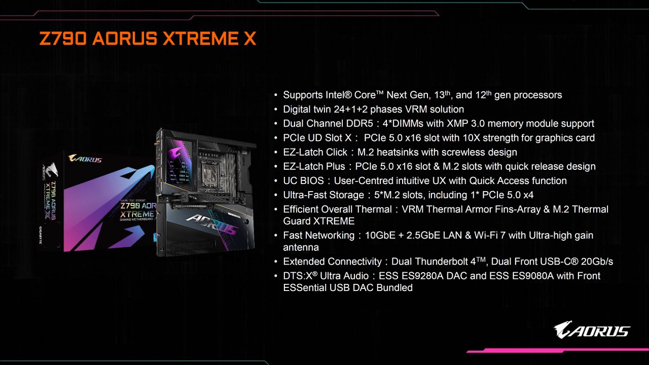 [29/08/2023] Gigabyte Aorus Z790 Xtreme X