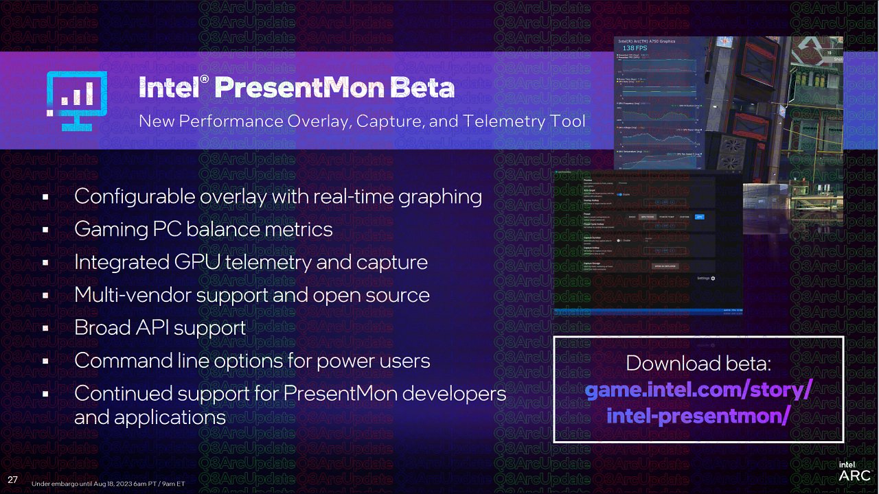 [18/08/2023] Intel PresentMon