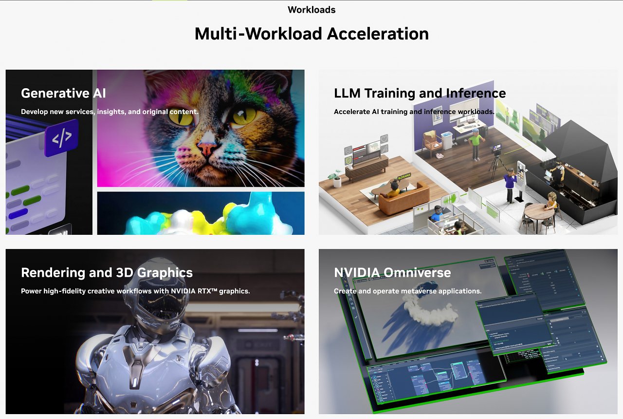 [10/08/2023] AI, LLM, Rendering und Omniverse sind die Spezialität der Nvidia L40S