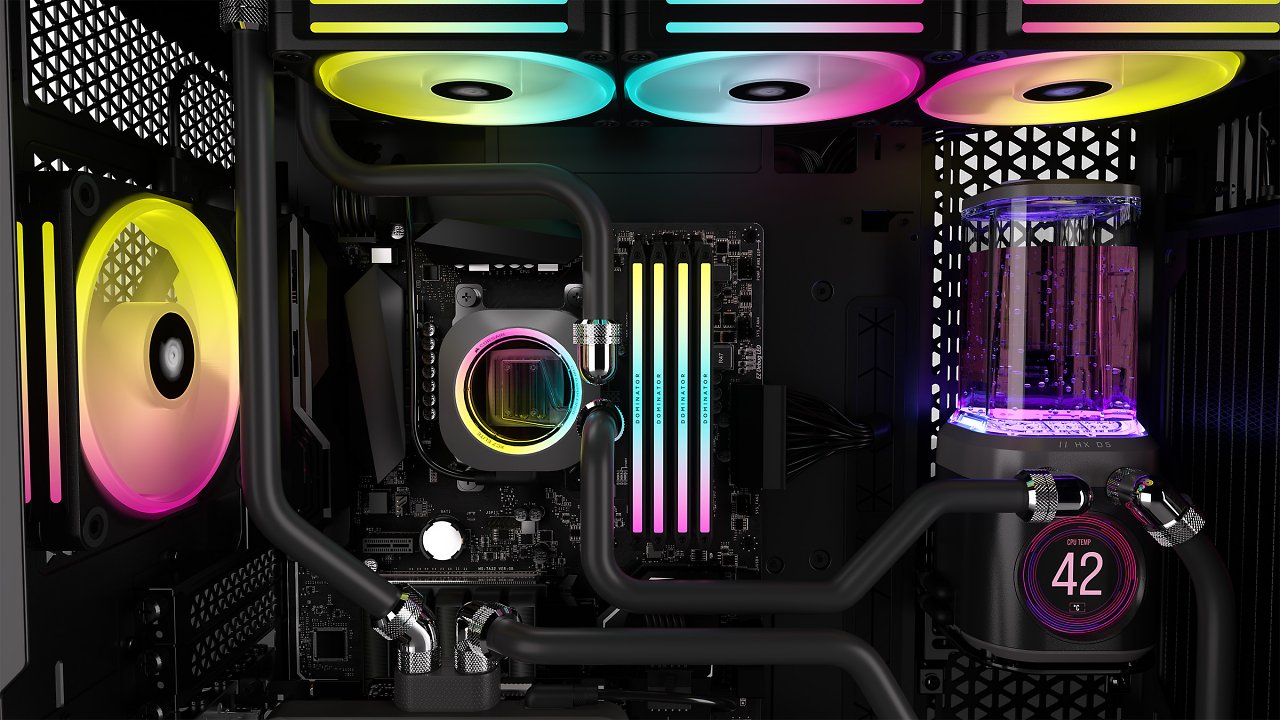 [16/08/2023] iCUE Link XC7 RGB Elite mit dem Ausgleichsbehälter iCUE Link XD5 RGB Elite