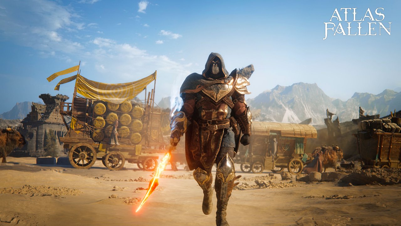 [11/08/2023] 2023: Atlas Fallen: Reign of Sand:&nbsp; Hierbei handelt es sich um ein Action-RPG in einer Wüstenwelt, die von einem bösen Sonnengott beherrscht wird. Waffen werden aus Sand geformt, um gegen mythische Kreaturen zu kämpfen und die Welt zurückzuerobern. Entwickelt wurde das Spiel von Deck13 aus Frankfurt am Main.