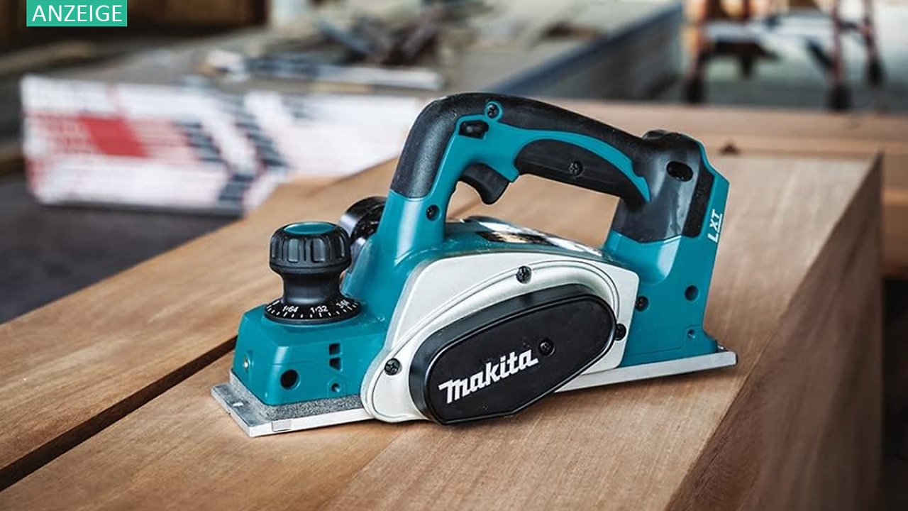 [20/09/2023] Über 30 % Rabatt: Makita Akku-Hobel für 18V-Akkus reduziert bei Amazon