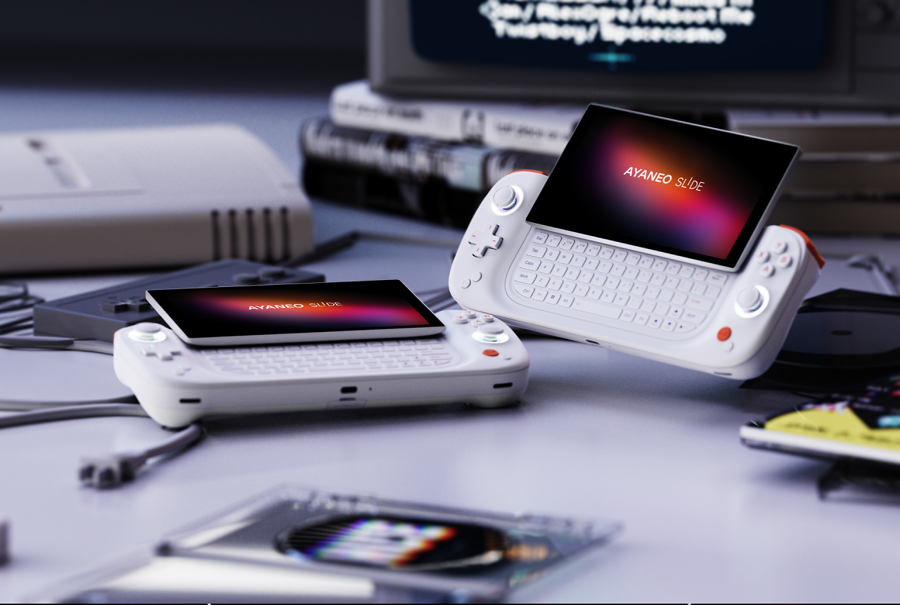 [22/09/2023] Ayaneo Slide mit integrierter Tastatur und schwebendem Display