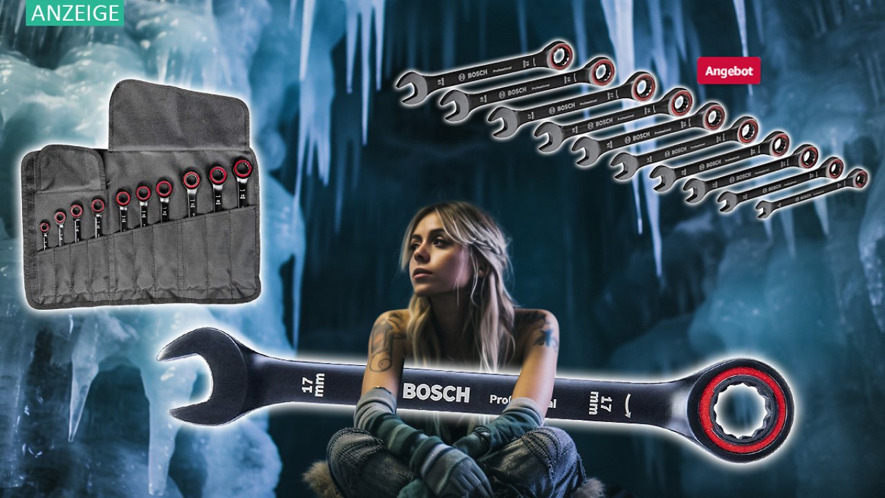[04/09/2023] Wera, zieh dich warm an: 10-teil. Ratschenschlüssel-Set von Bosch Pro nur 67,99 € - kurz im Sale