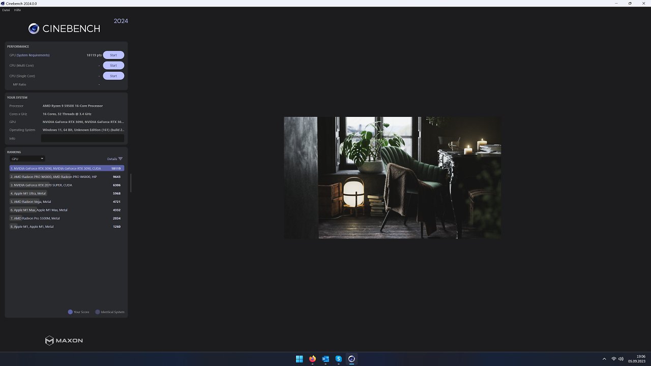 [05/09/2023] Cinebench 2024 (R24): GPU-Score