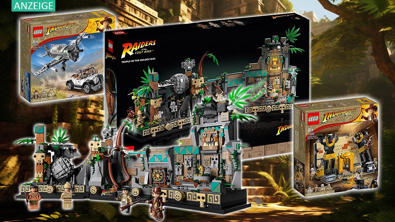 [20/09/2023] Das Lego-Set gehört in ein Museum! Satte 30 % Rabatt auf Lego Indiana Jones Tempel des goldenen Götzen