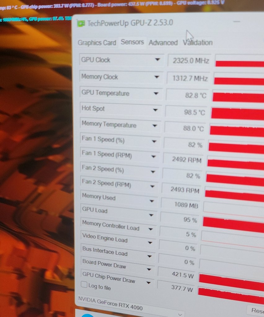 [05/09/2023] Temperaturen der MGG Geforce RTX 4090.