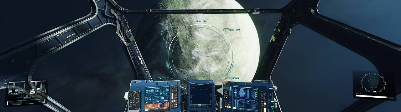 [14/09/2023] QIX: Starfield in 8K2K (7.680 x 2.160) auf meinem Samsung G95NC 57