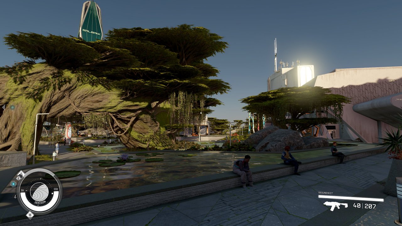 <a href="https://www.nexusmods.com/starfield/mods/166?tab=description"><strong>Quantum Reshade:</strong></a> aus (mit Neutral LUTs)