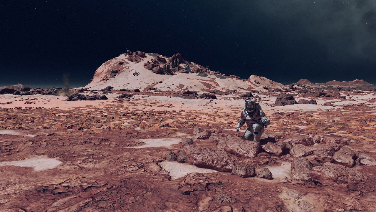 Starfield Tuning - Terrain mit Ultra-Preset, manuelle maximierte Details