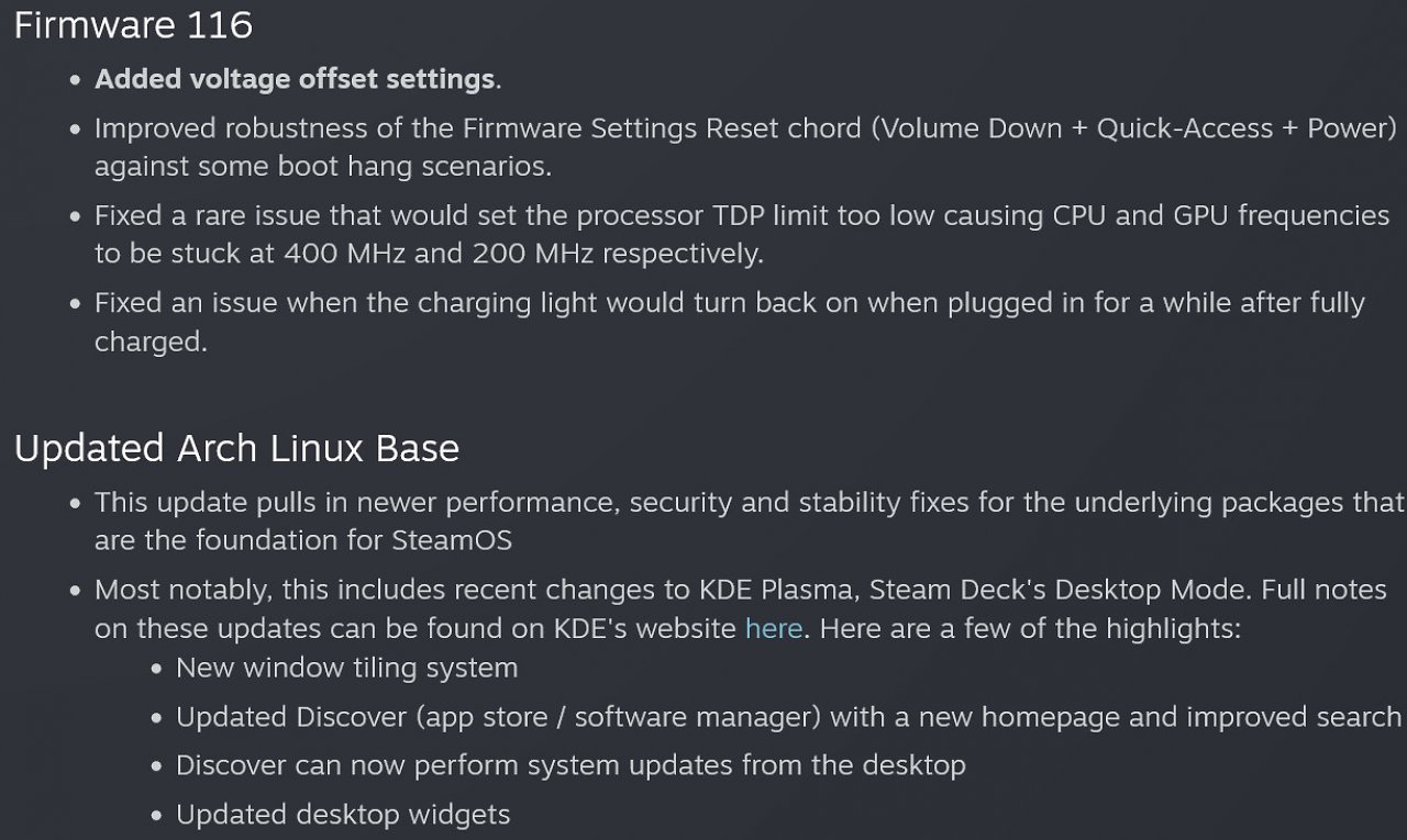 [16/09/2023] SteamOS 3.5 - Release Notes