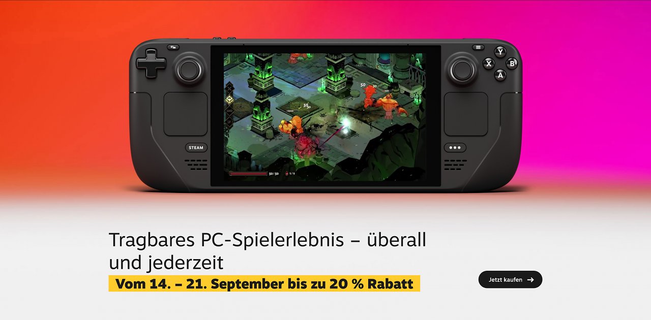 [15/09/2023] Die Rabatte gelten bis einschließlich 21. September 2023