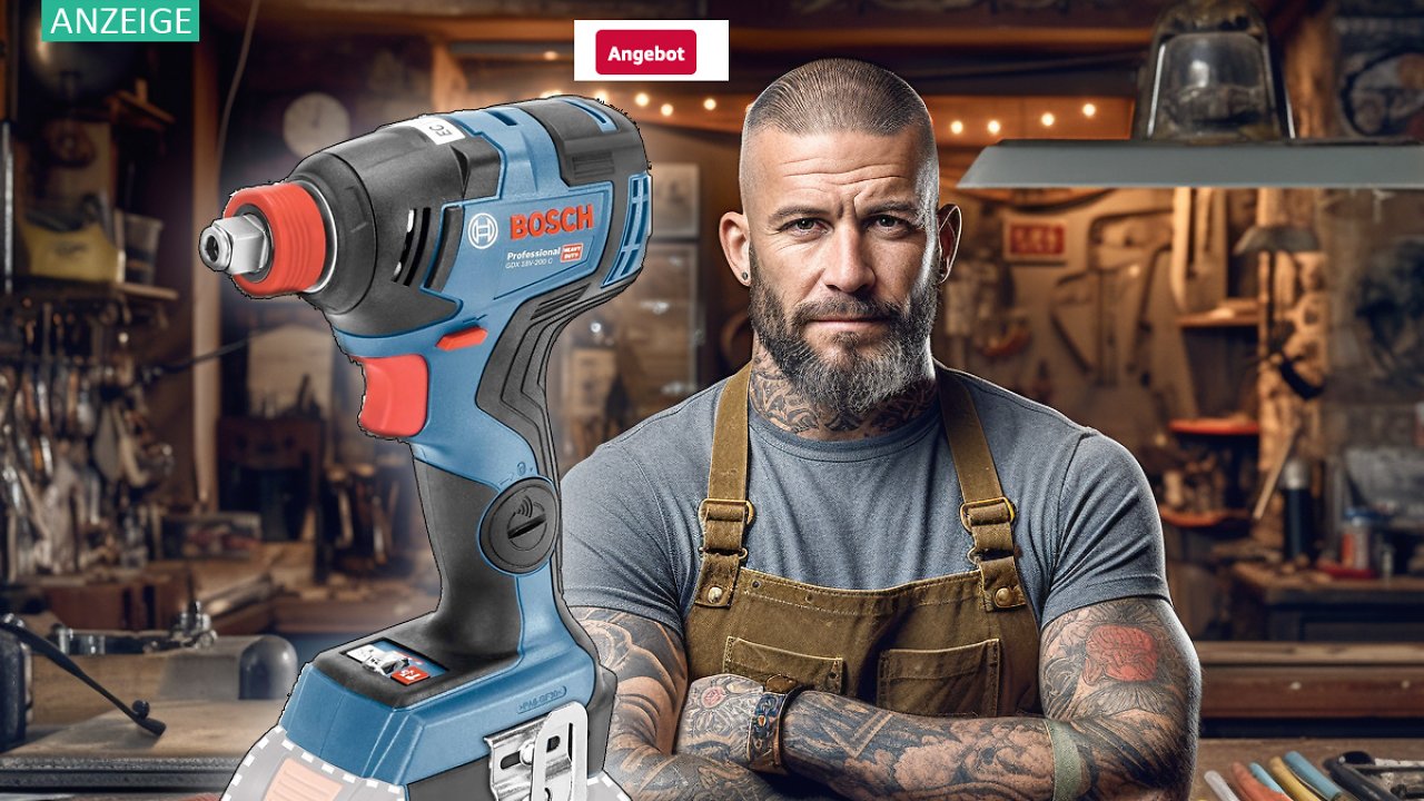 [05/09/2023] 140 Euro Rabatt - kein Witz! Top-bewerteter Bosch Professional 18V-Akkuschrauber kurz supergünstig
