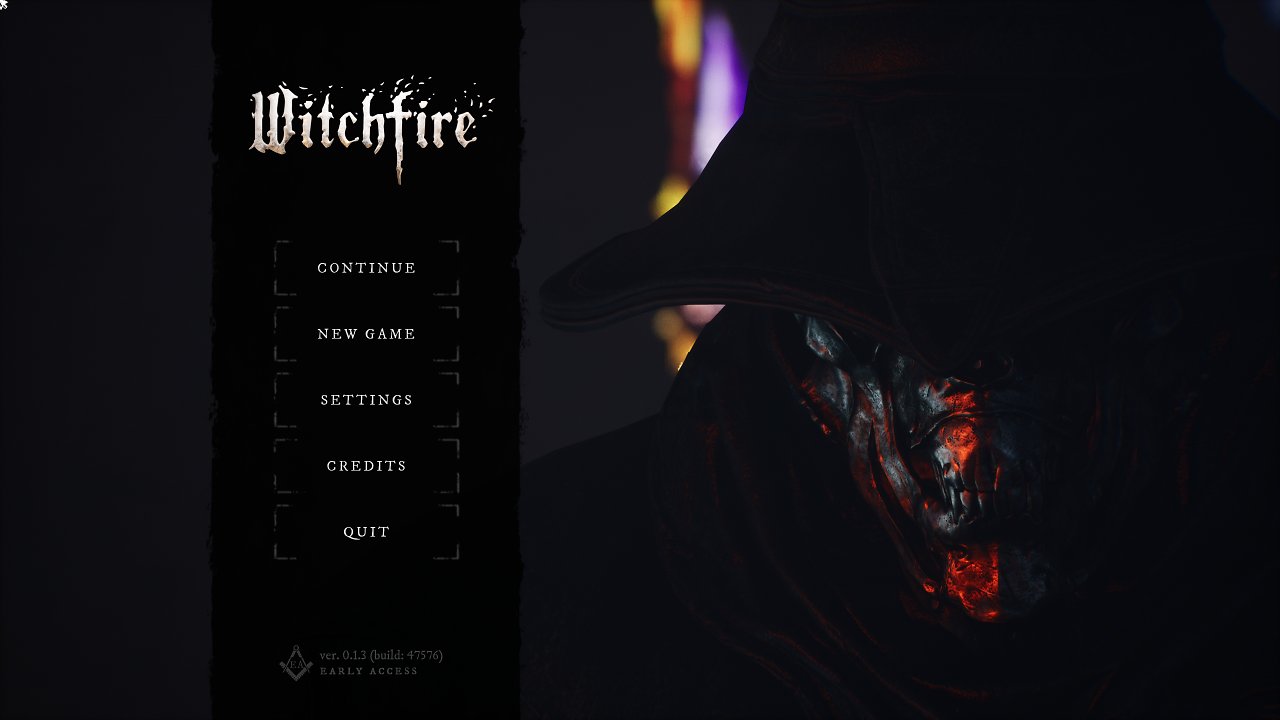 Witchfire Early Access - 00 - Hauptmenü