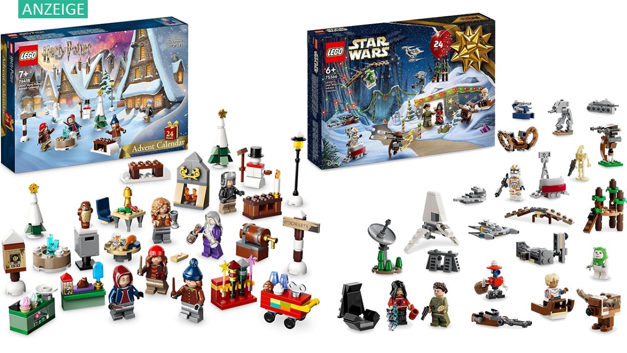 [05/10/2023] Reduzierte Lego Adventskalender 2023: Star Wars vs. Harry Potter - wer bietet mehr?