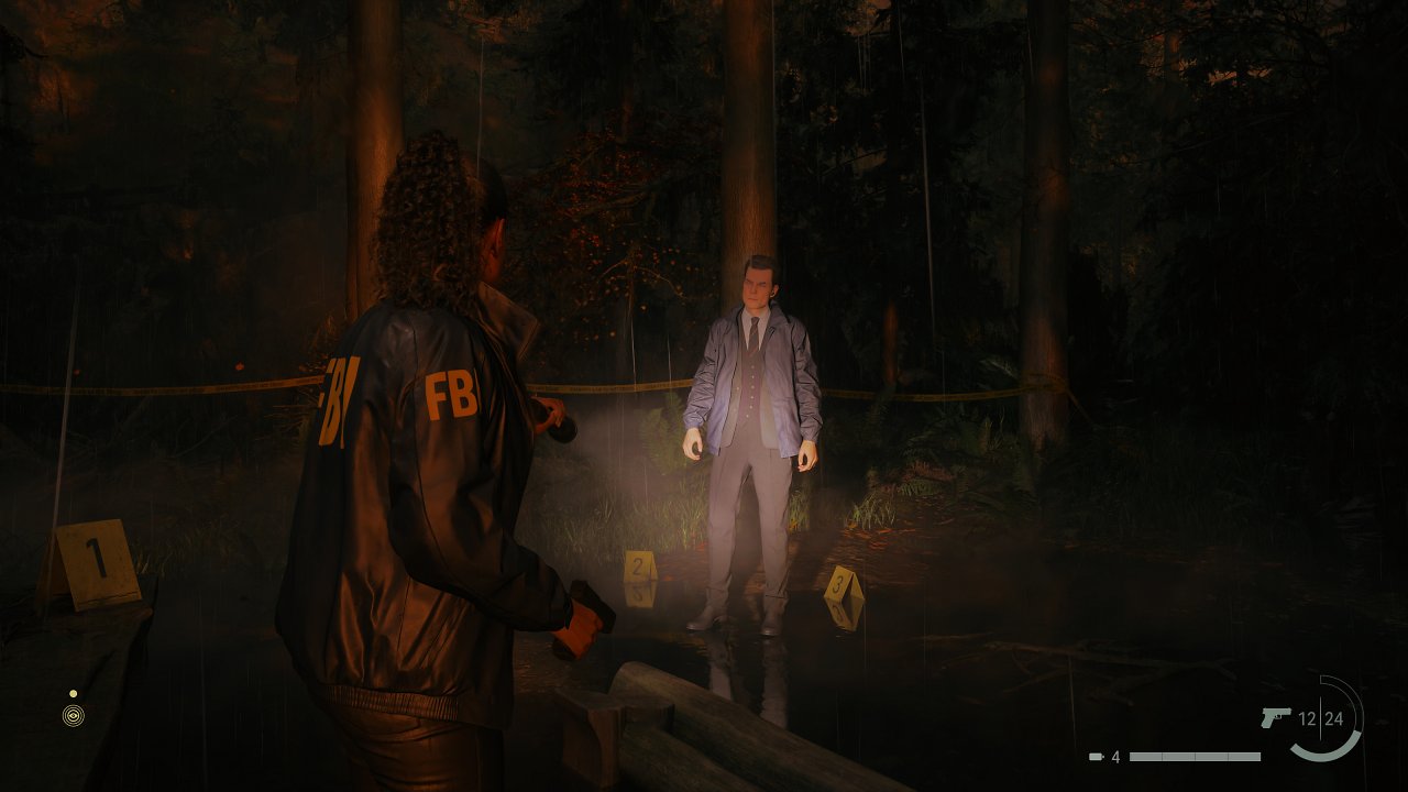 [25/10/2023] Alan Wake 2 PC im Tech Test (Bilder: Maximale Details, 4K/UHD inkl. Pathtracing und DLSS (Quality) Ray Reconstruction, downsampled @ 1800p) (19)