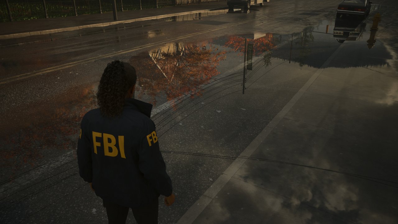 [25/10/2023] Alan Wake 2 PC Pathtracing Puddles Ray Reconstruction off