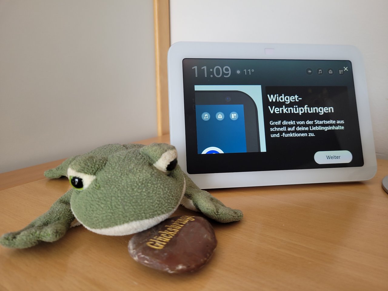 [26/10/2023] Echo Show 8 im Alltagstest mit Widgets.