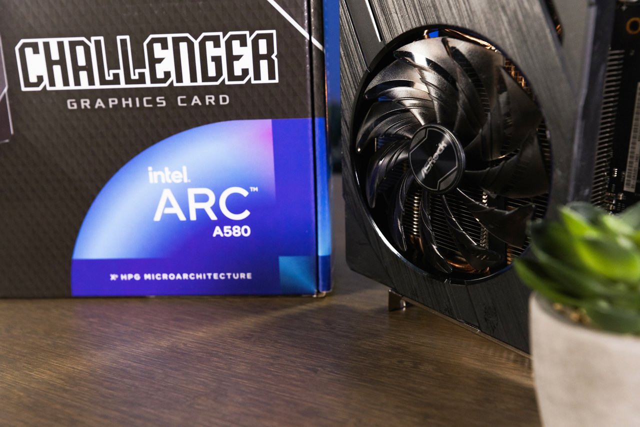 [09/10/2023] Intel Arc A580 im Test: Asrock Arc A580 Challenger OC (2)