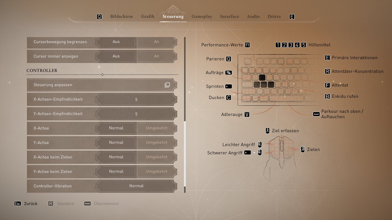 Assassin's Creed Mirage - Menü - 06 - Steuerung (3)
