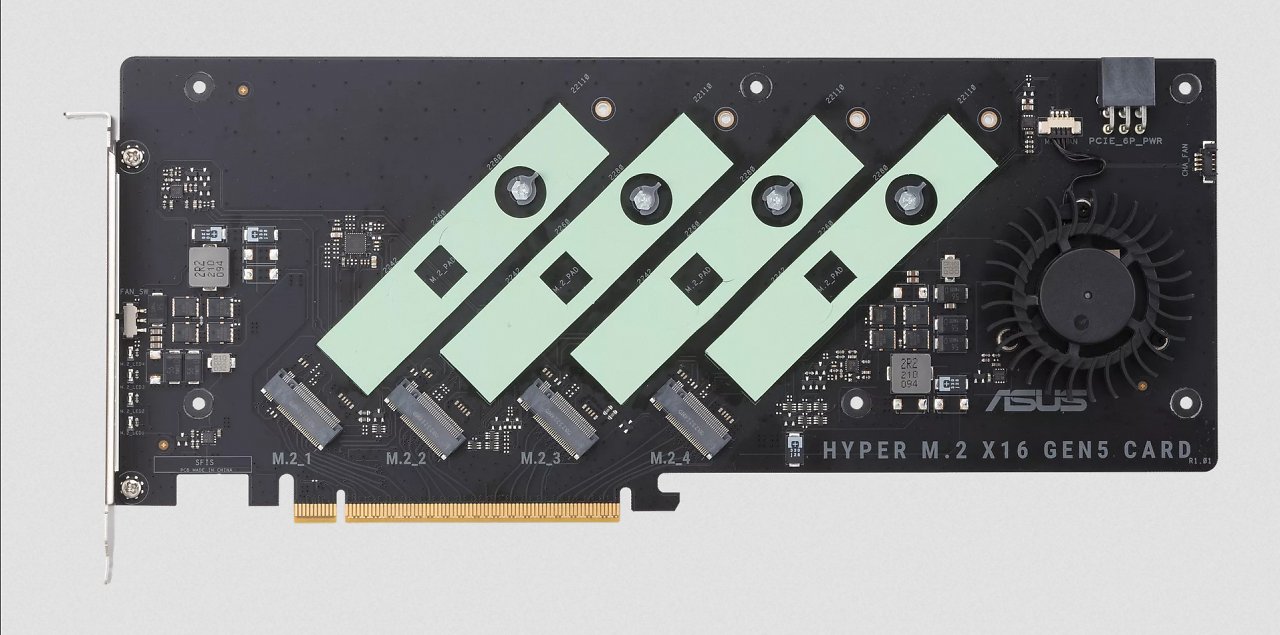 [08/10/2023] Asus Hyper M.2 x16 Gen5